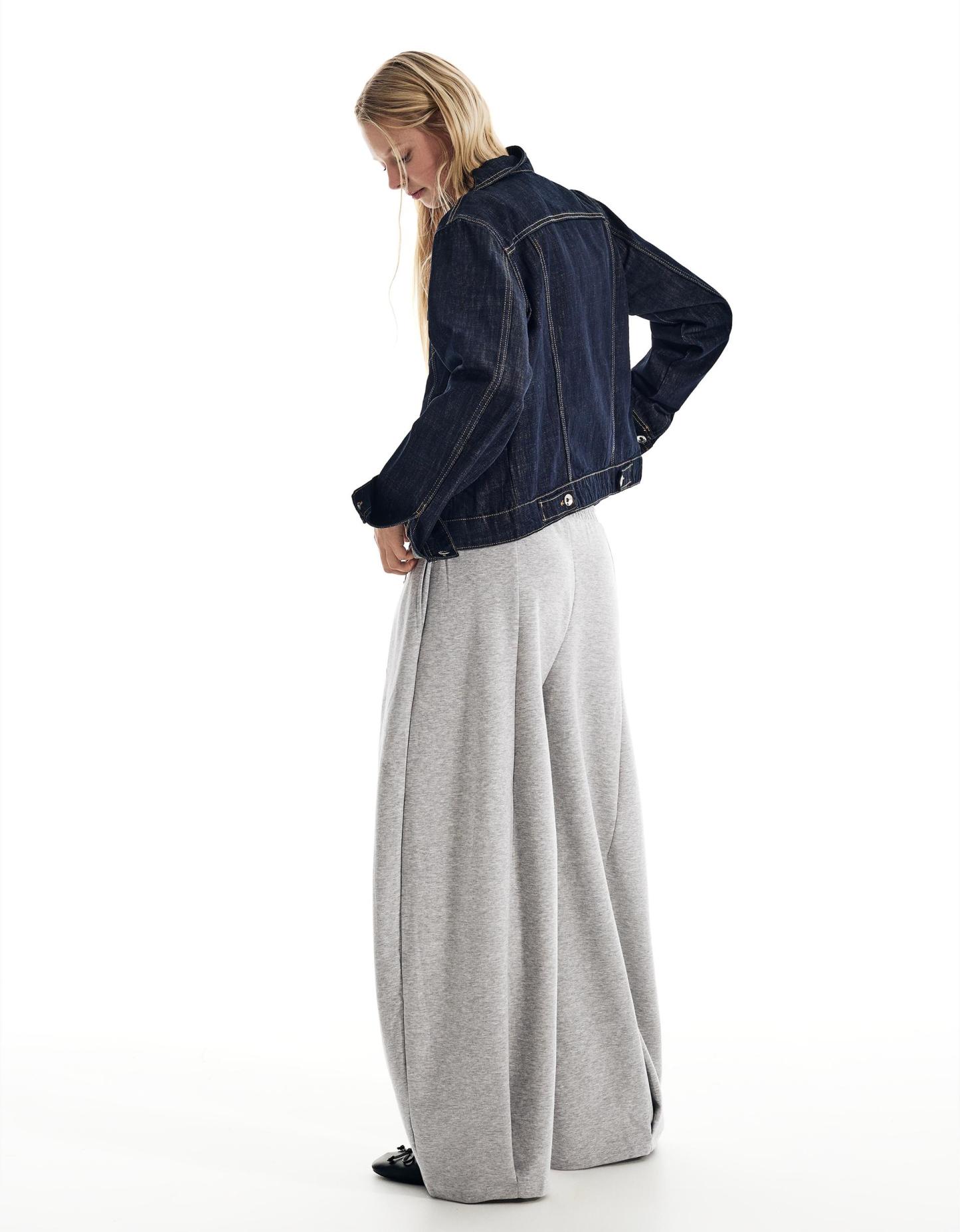 NEOPRENE WIDE TROUSERS