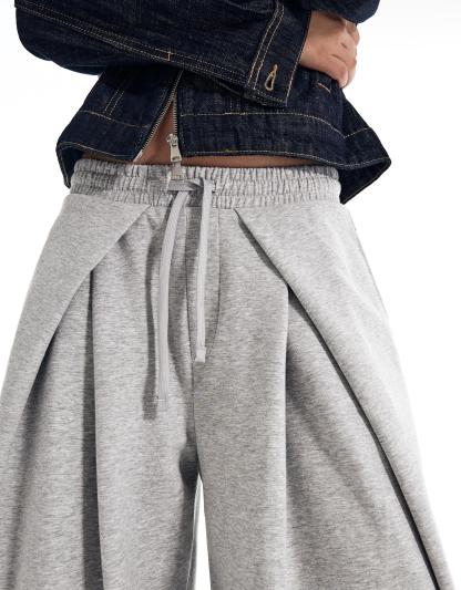 NEOPRENE WIDE TROUSERS