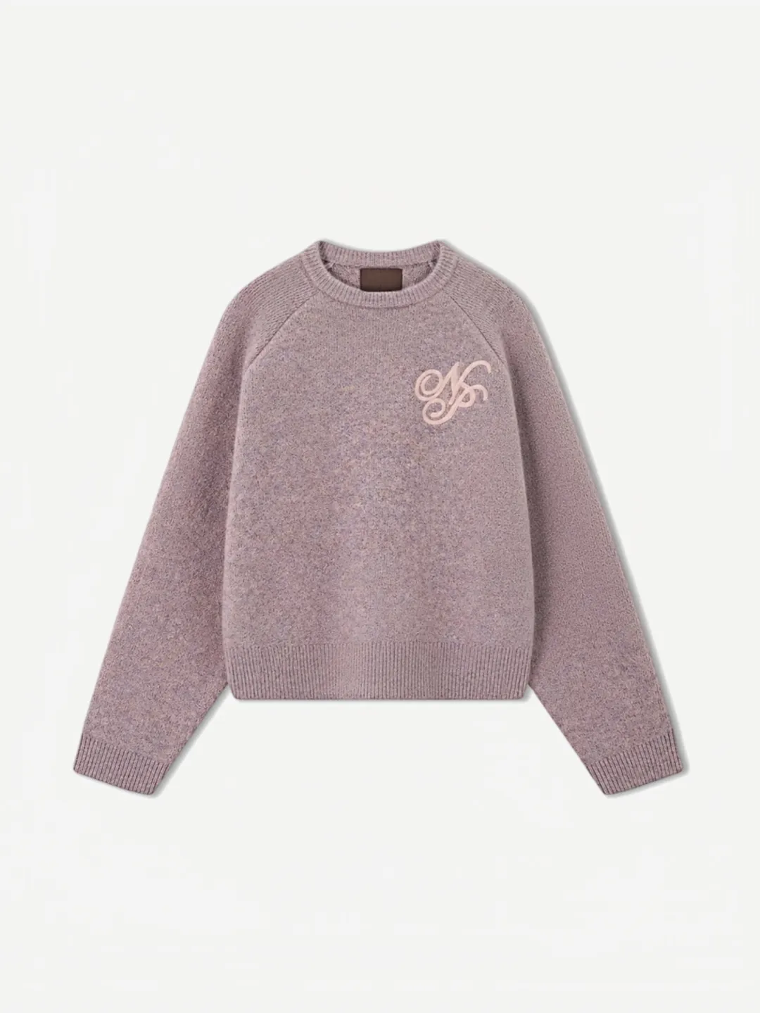 MELANGE BOXY KNIT SWEATER