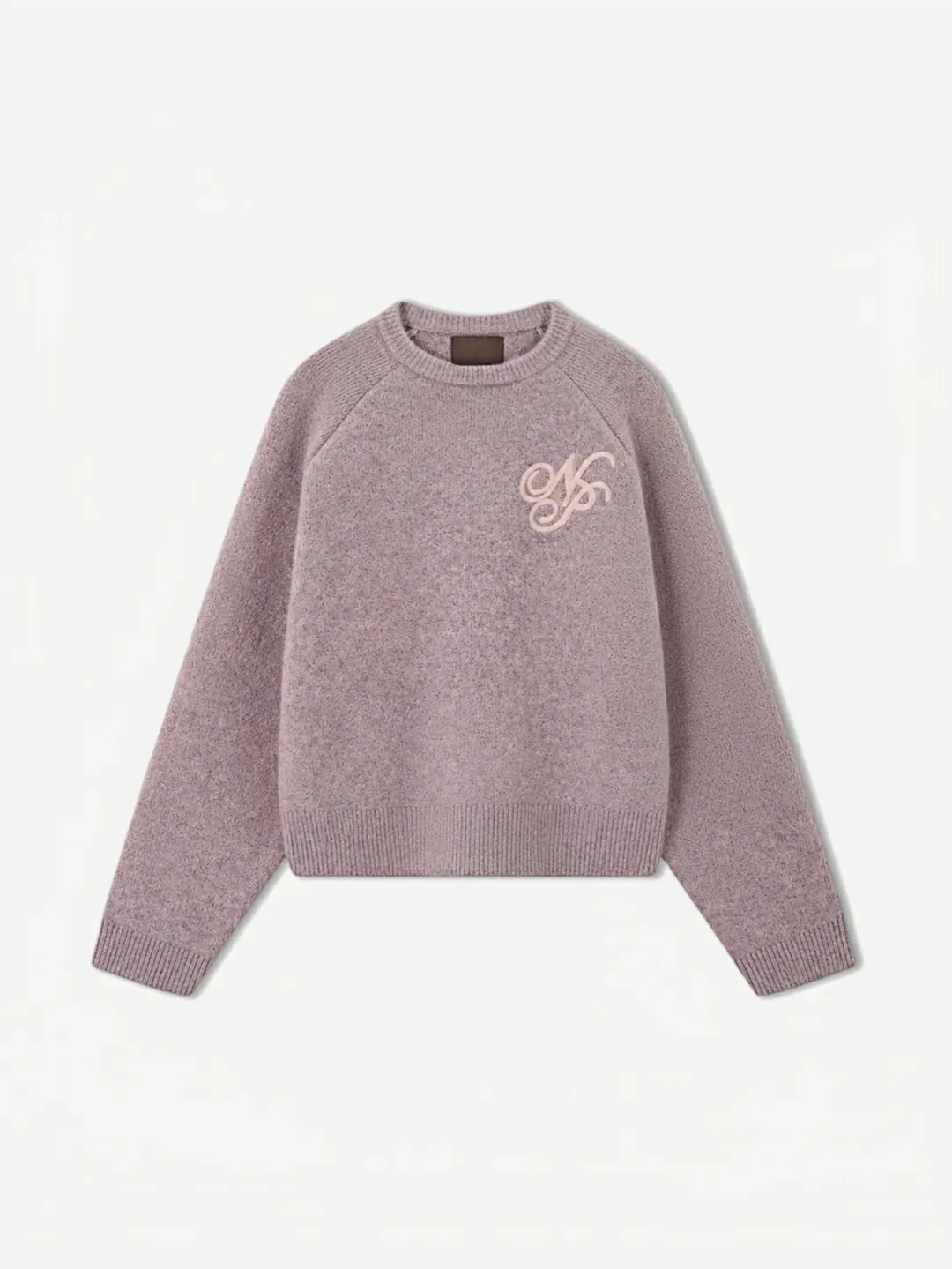 MELANGE BOXY KNIT SWEATER