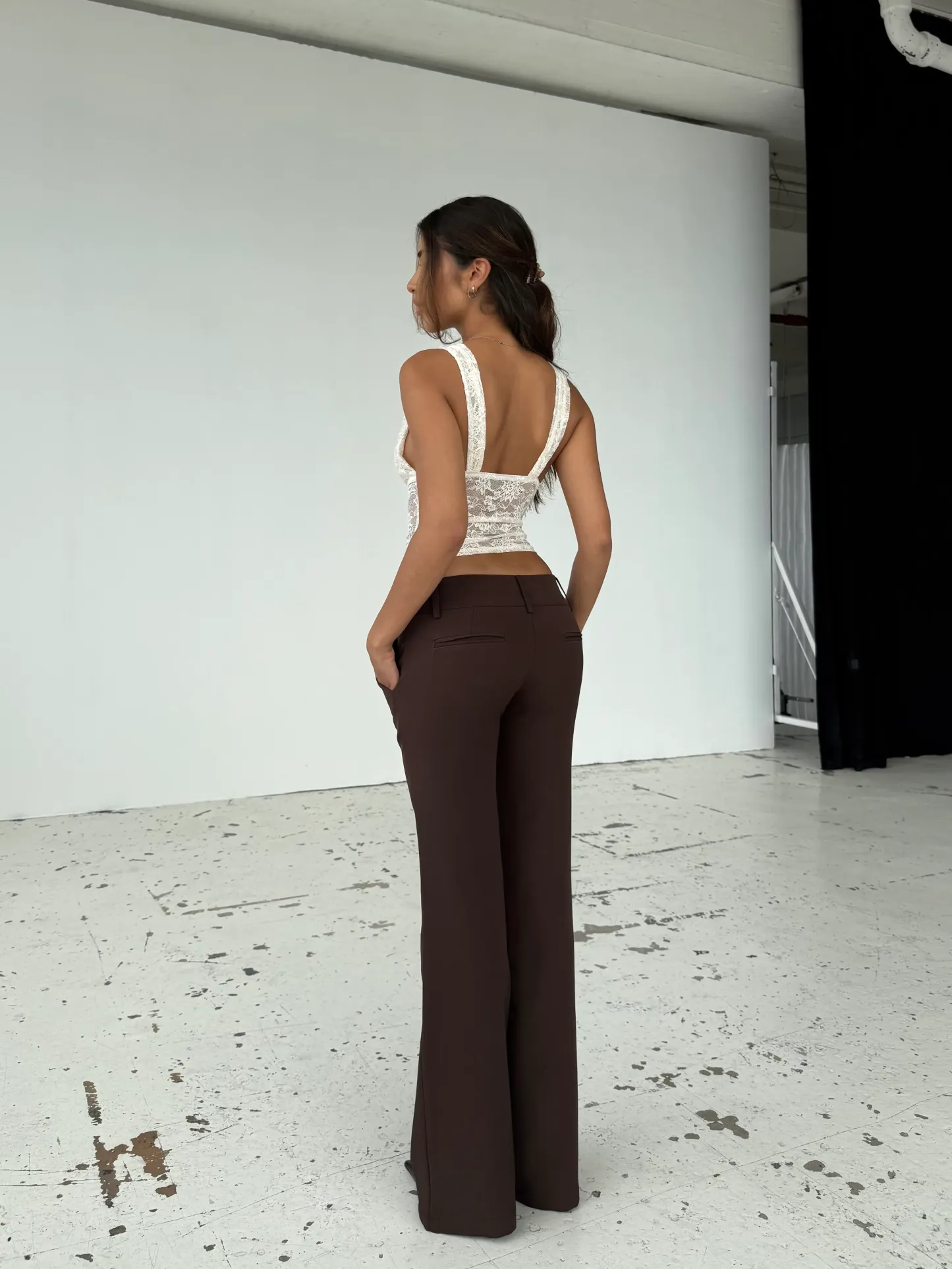 Livia low waist trousers (Buy 2 Free Shipping）
