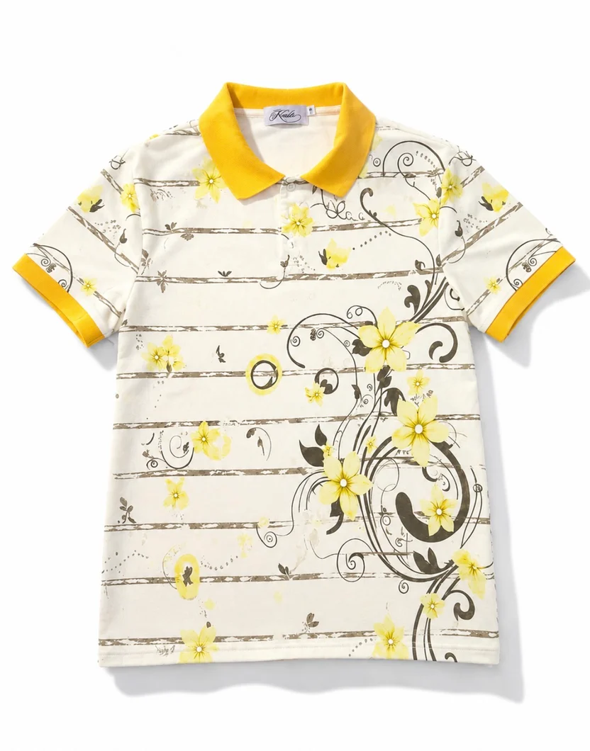 Blossom Overload Floral Polo