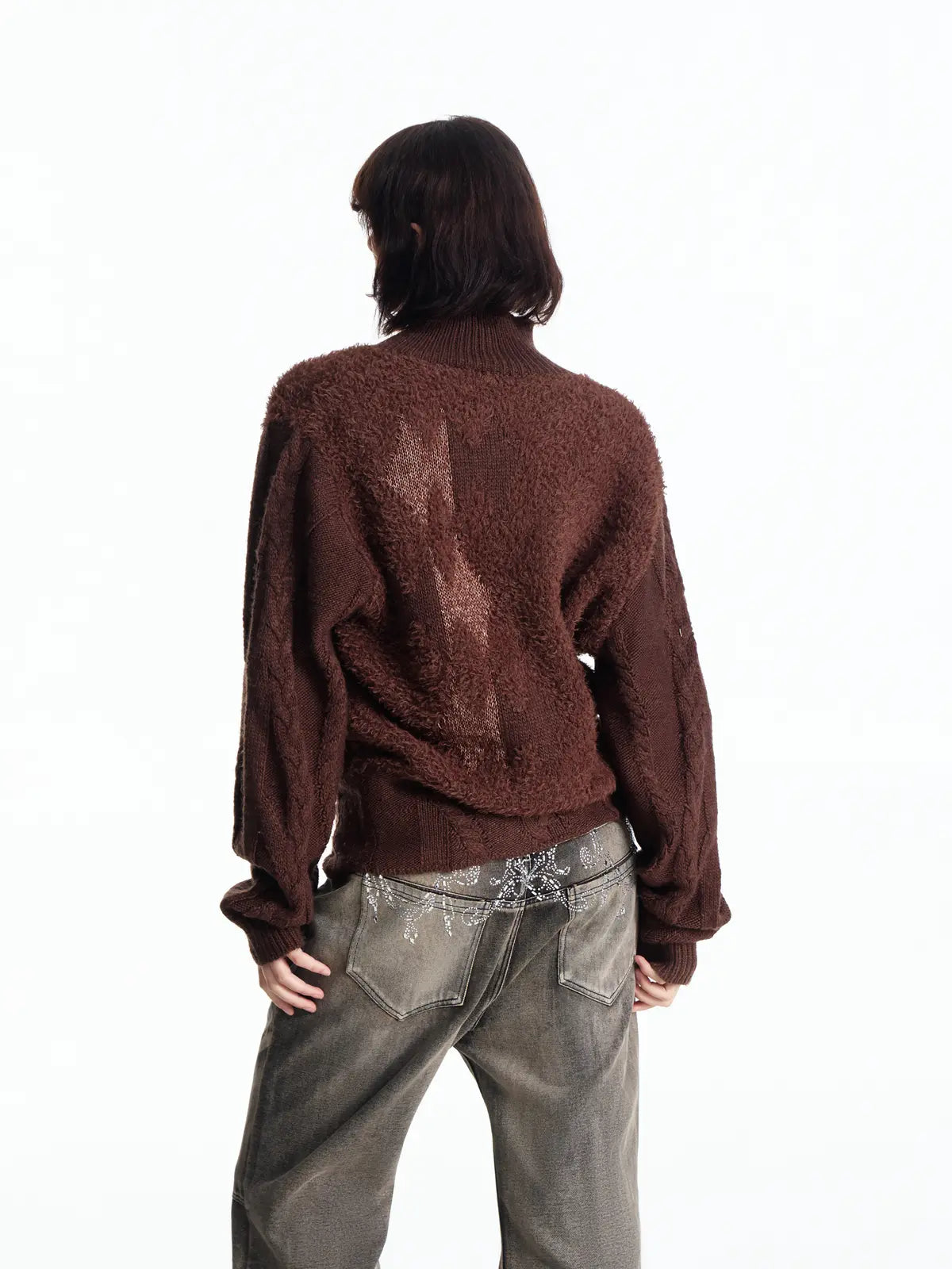 Vintage Fencing Inspired Knit Sweater