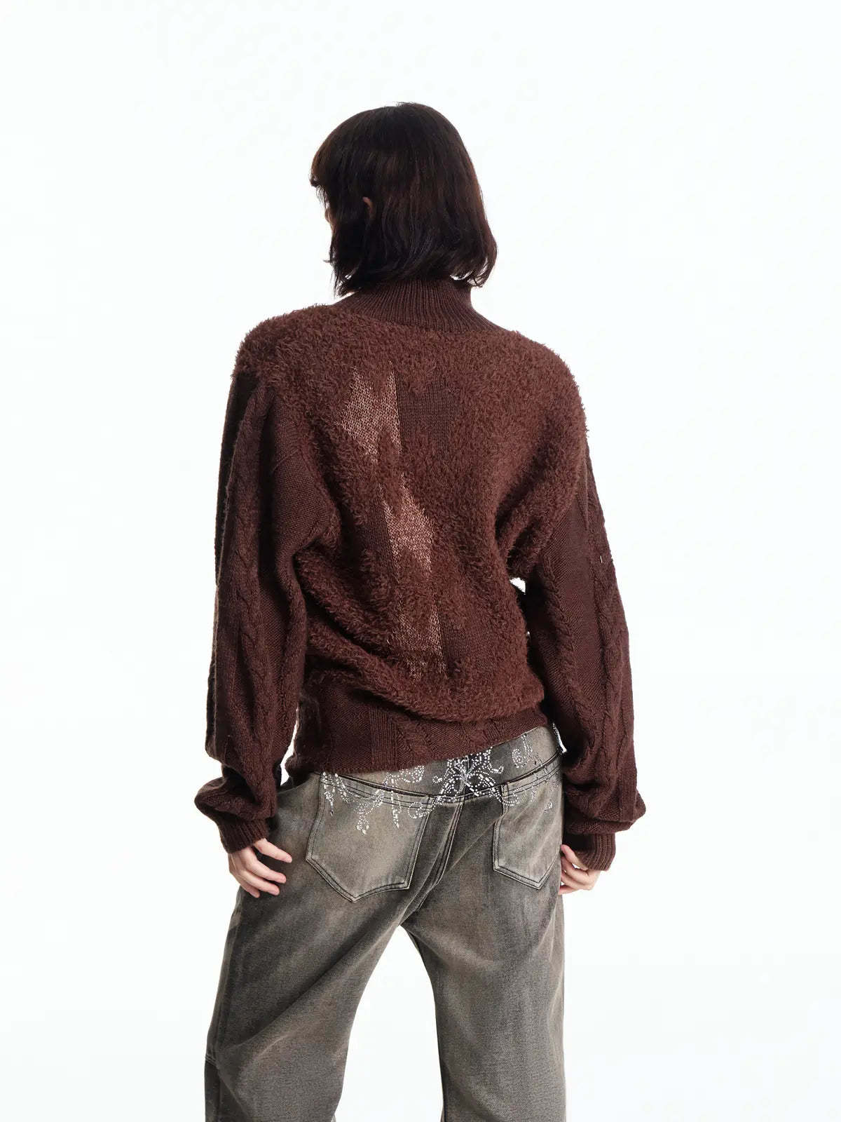 Vintage Fencing Inspired Knit Sweater