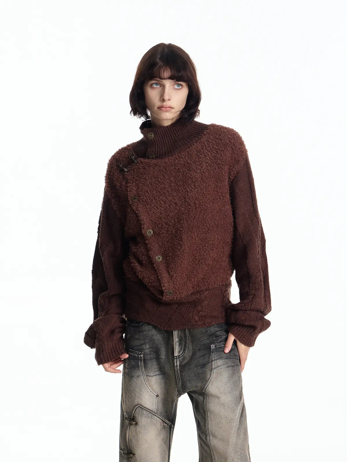 Vintage Fencing Inspired Knit Sweater