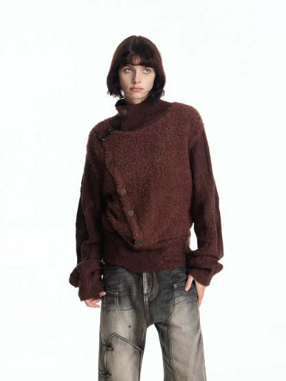 Vintage Fencing Inspired Knit Sweater