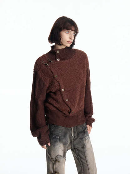 Vintage Fencing Inspired Knit Sweater