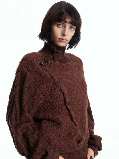 Vintage Fencing Inspired Knit Sweater