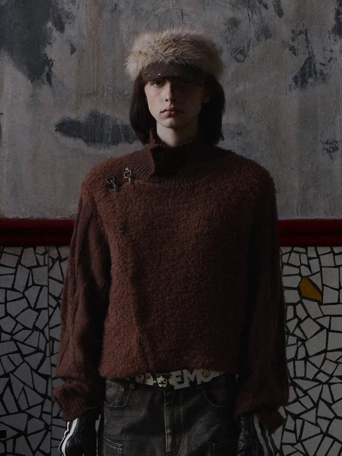 Vintage Fencing Inspired Knit Sweater