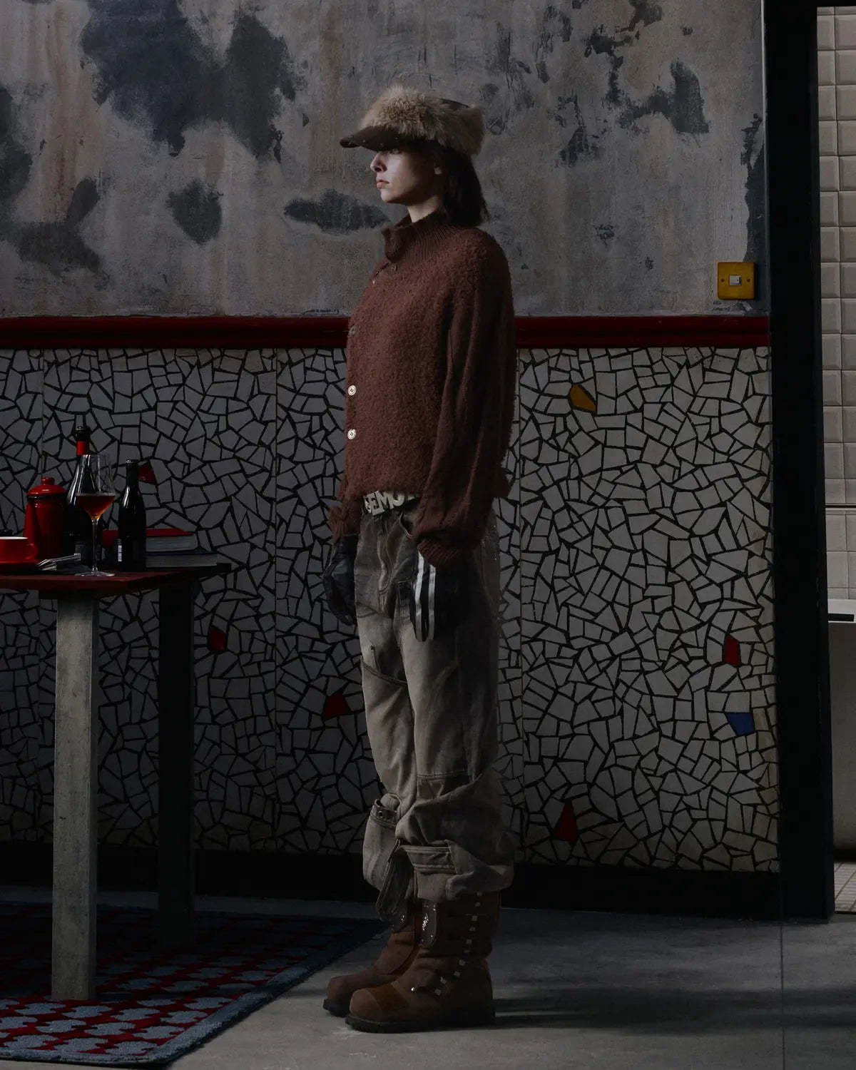 Vintage Fencing Inspired Knit Sweater