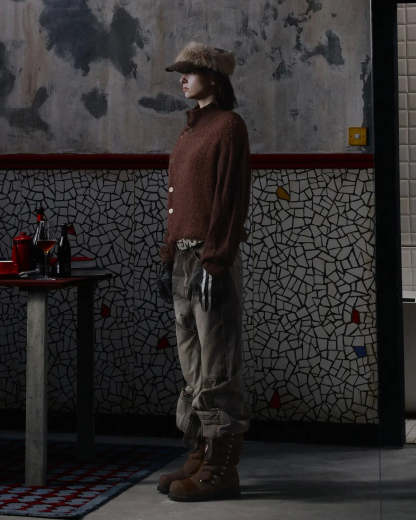 Vintage Fencing Inspired Knit Sweater