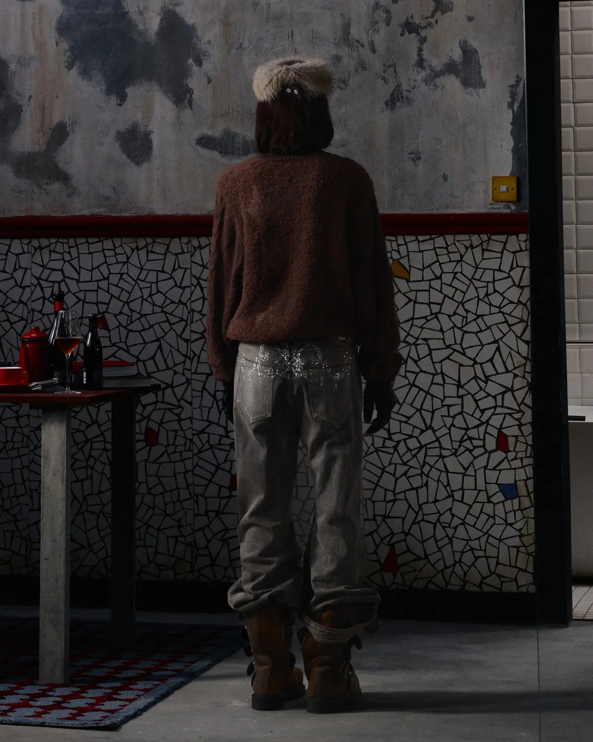 Vintage Fencing Inspired Knit Sweater