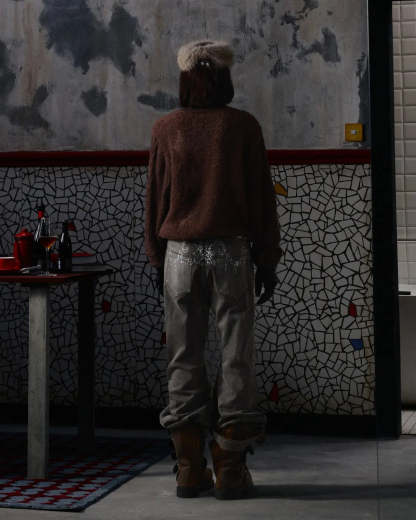 Vintage Fencing Inspired Knit Sweater