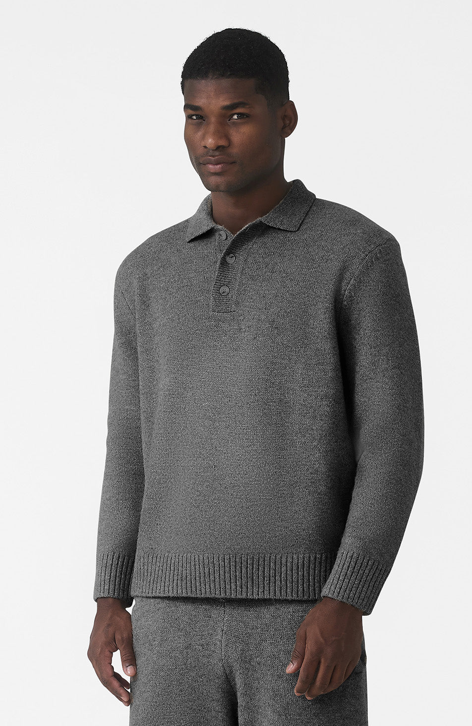 Knit Button Up Jumper