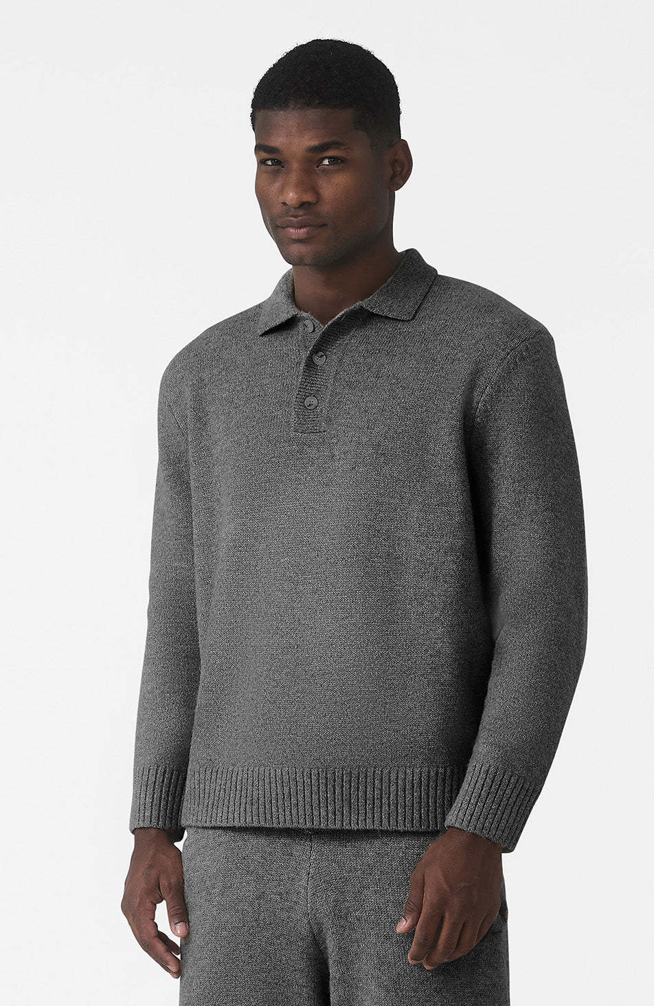 Knit Button Up Jumper