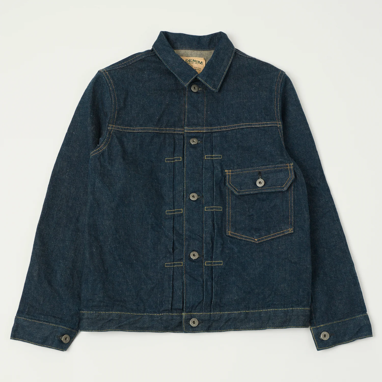 Ishikawadai 15oz Type-I Denim Jacket - One Wash