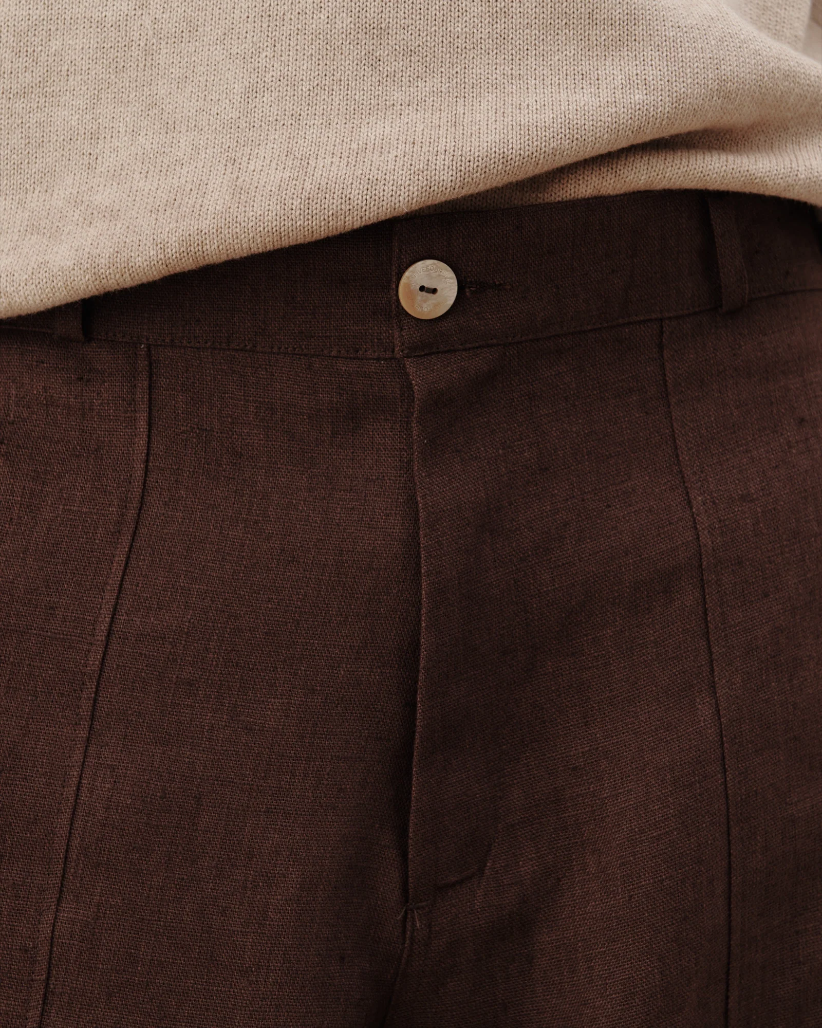 Tailored Heavy Linen Pants