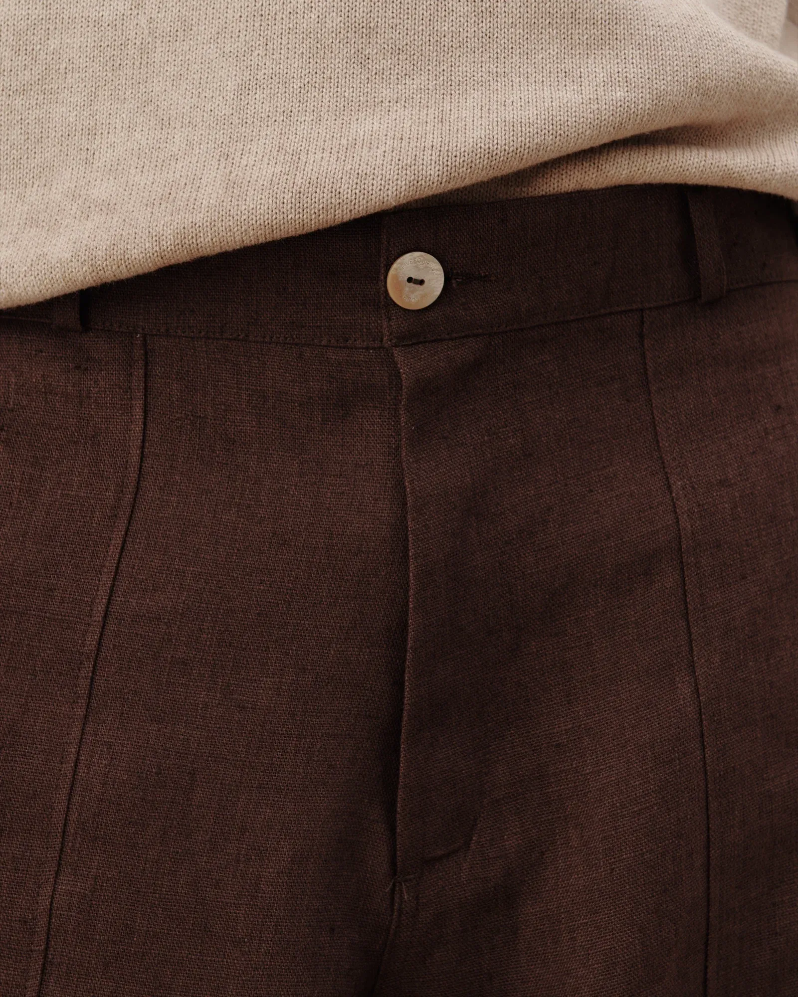 Tailored Heavy Linen Pants