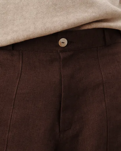 Tailored Heavy Linen Pants