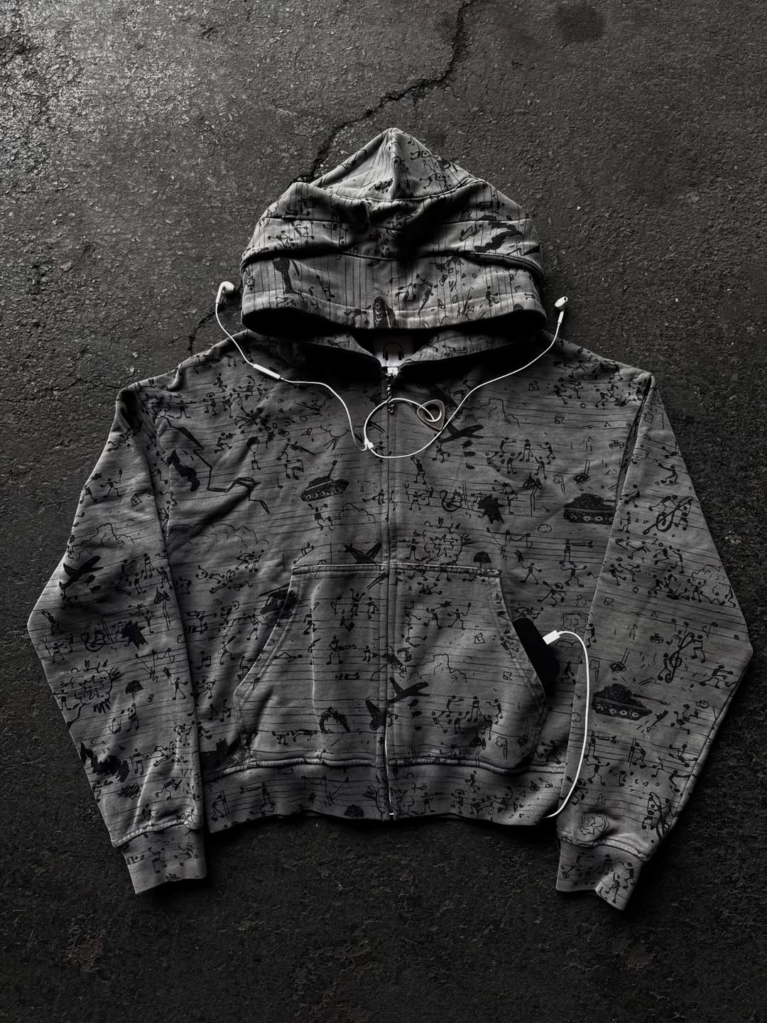 “WARCHESTRA” ZIP-UP