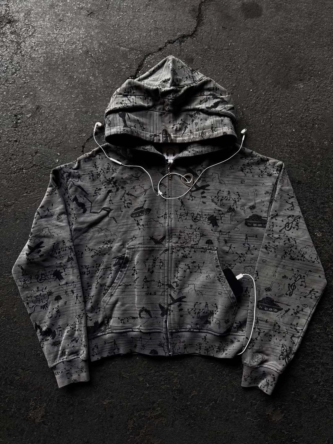 “WARCHESTRA” ZIP-UP