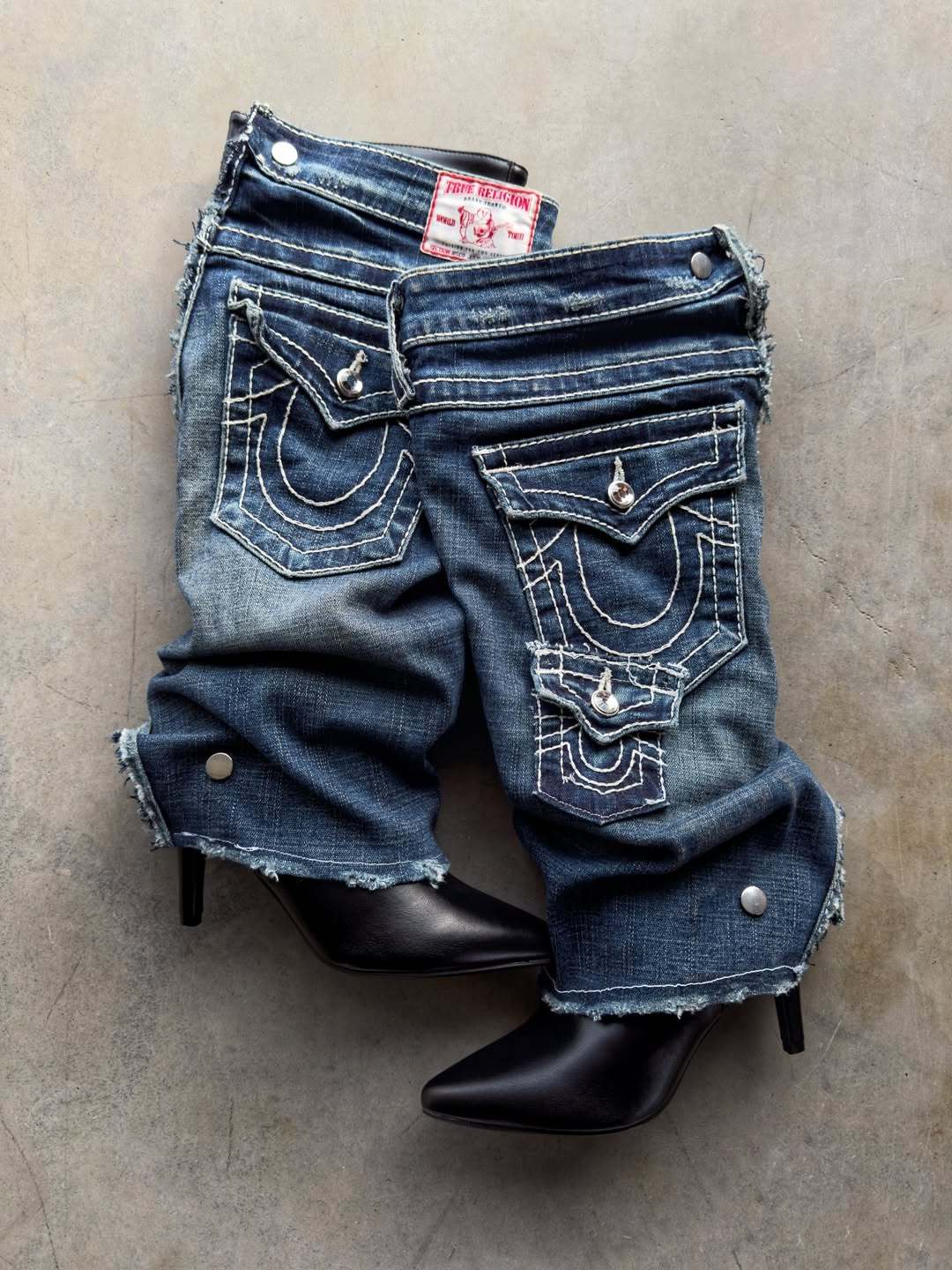 DENIM HEELS