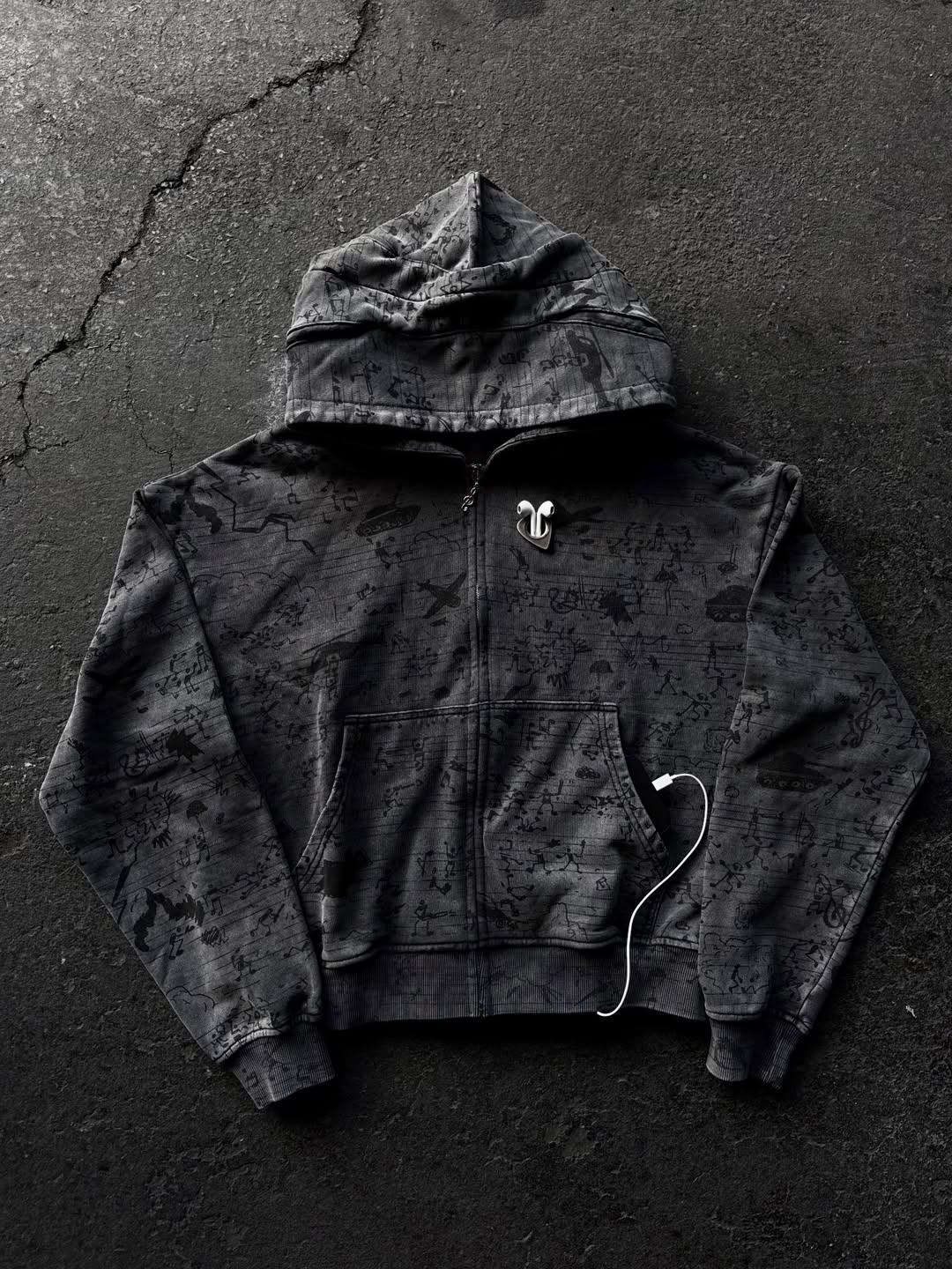 “WARCHESTRA” ZIP-UP