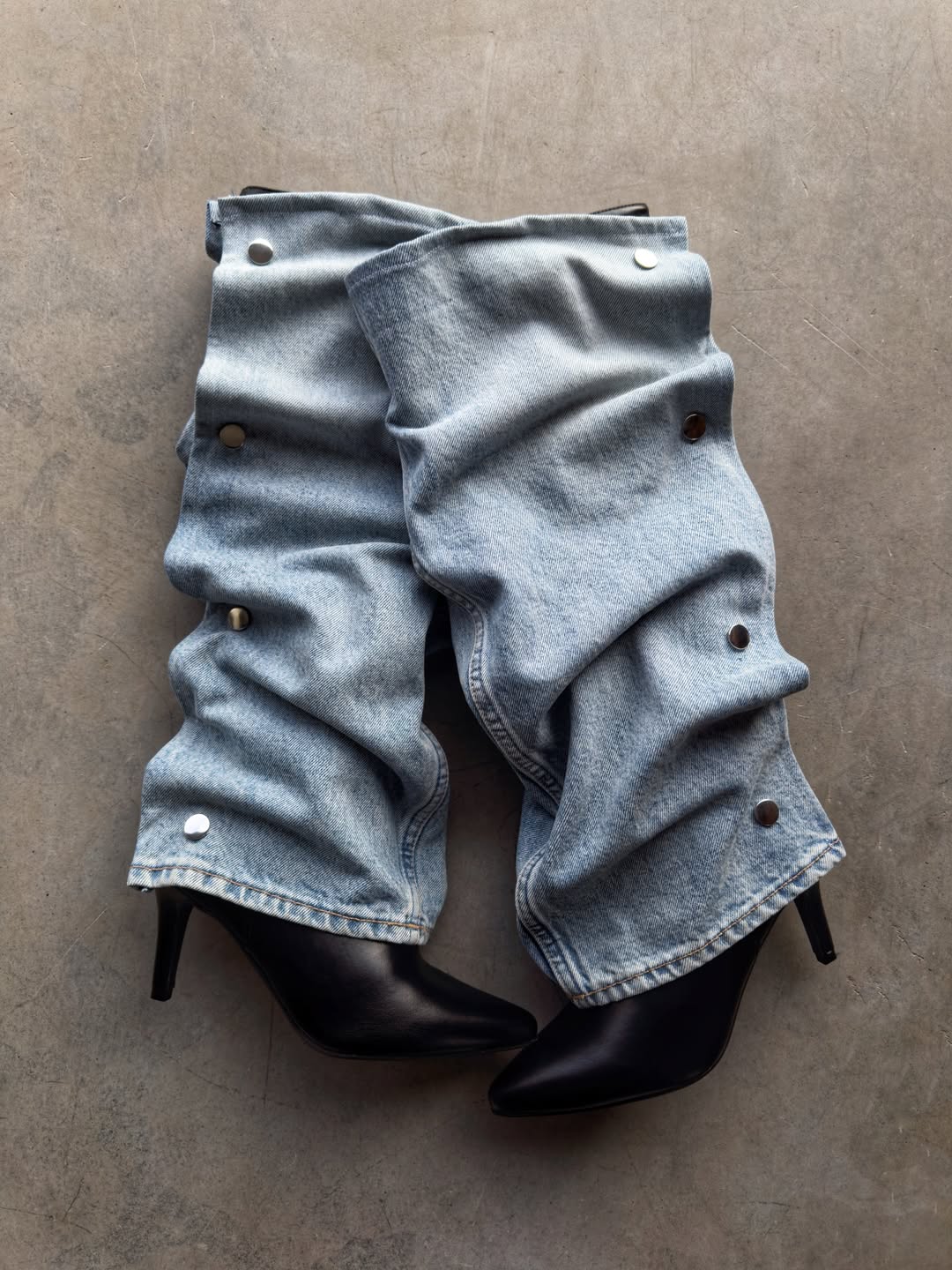 DENIM HEELS