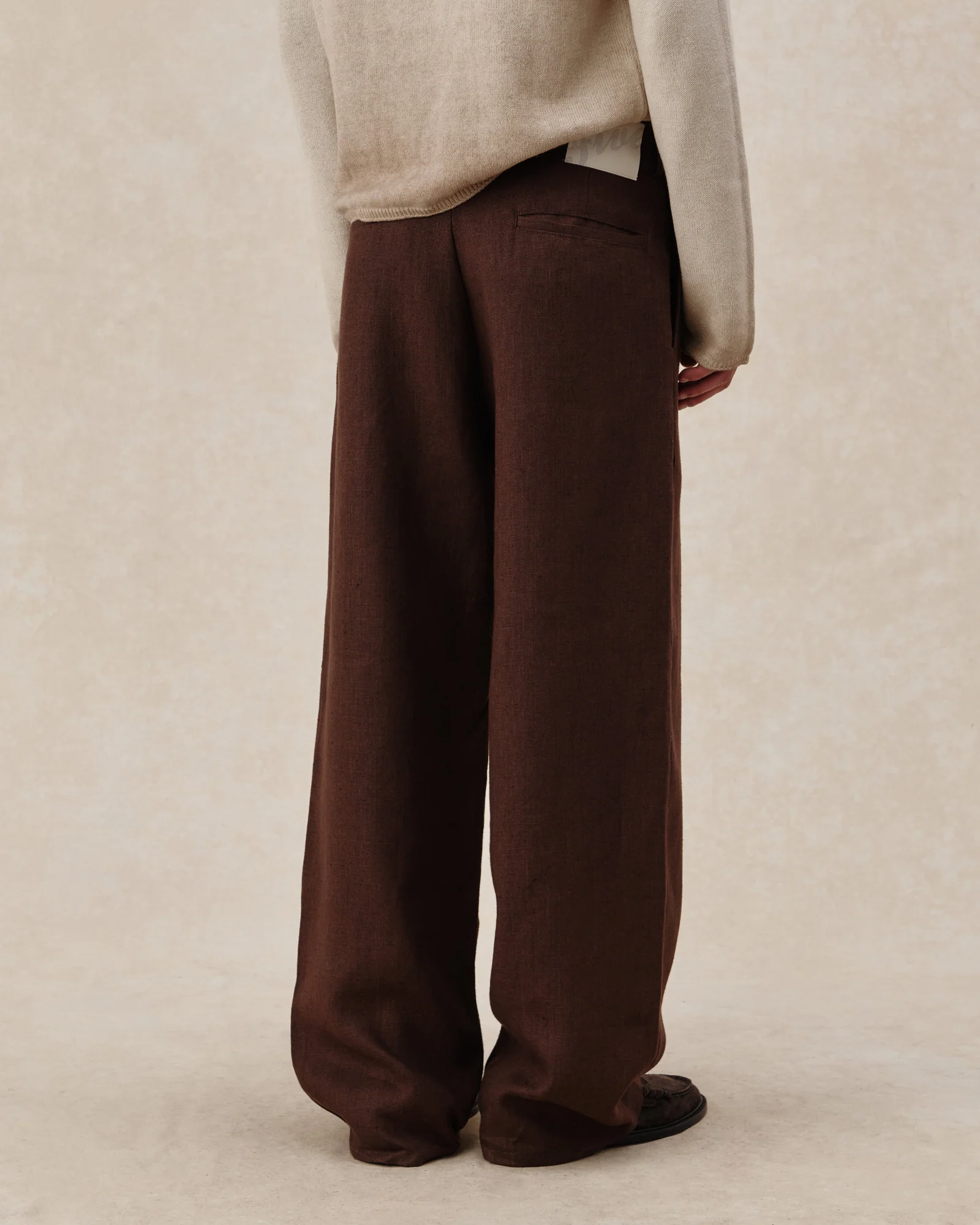 Tailored Heavy Linen Pants