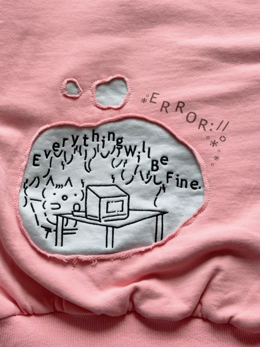 ''Error'' Pink Hoodie
