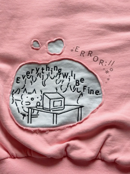 ''Error'' Pink Hoodie