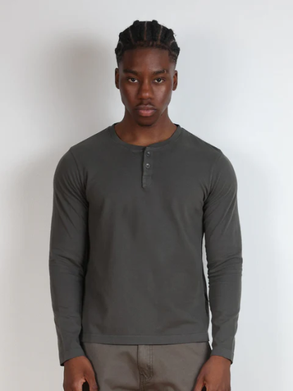 CROP MUSCLE TEE | HENLEY LONG SLEEVE