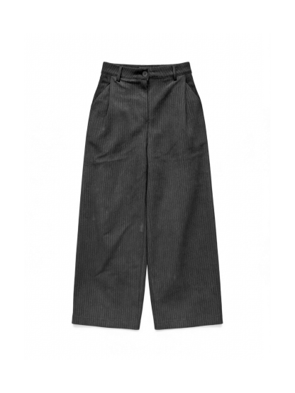 STRIPED PLEATED PANTS