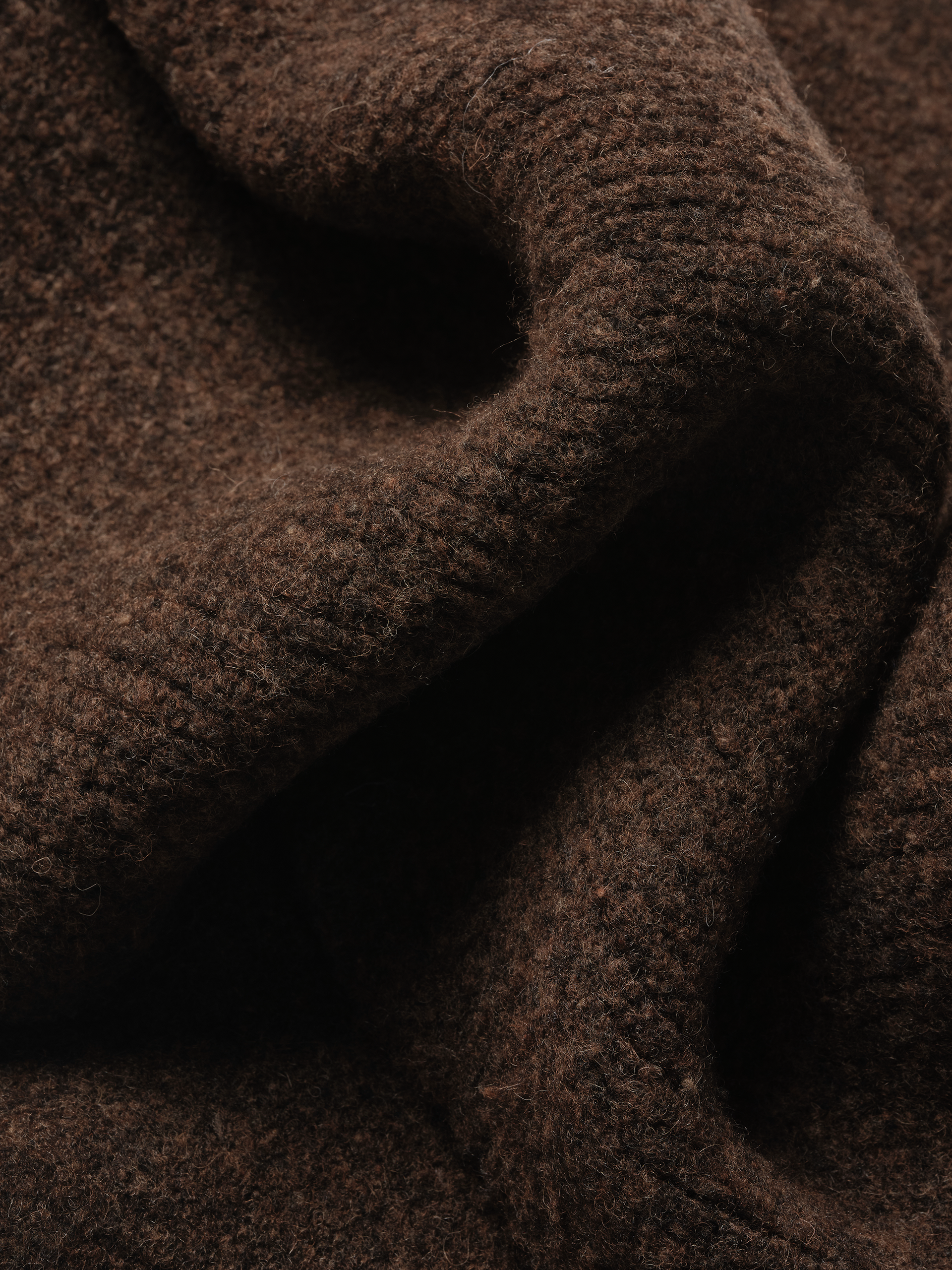 WOOL KNIT DUVET SCARF