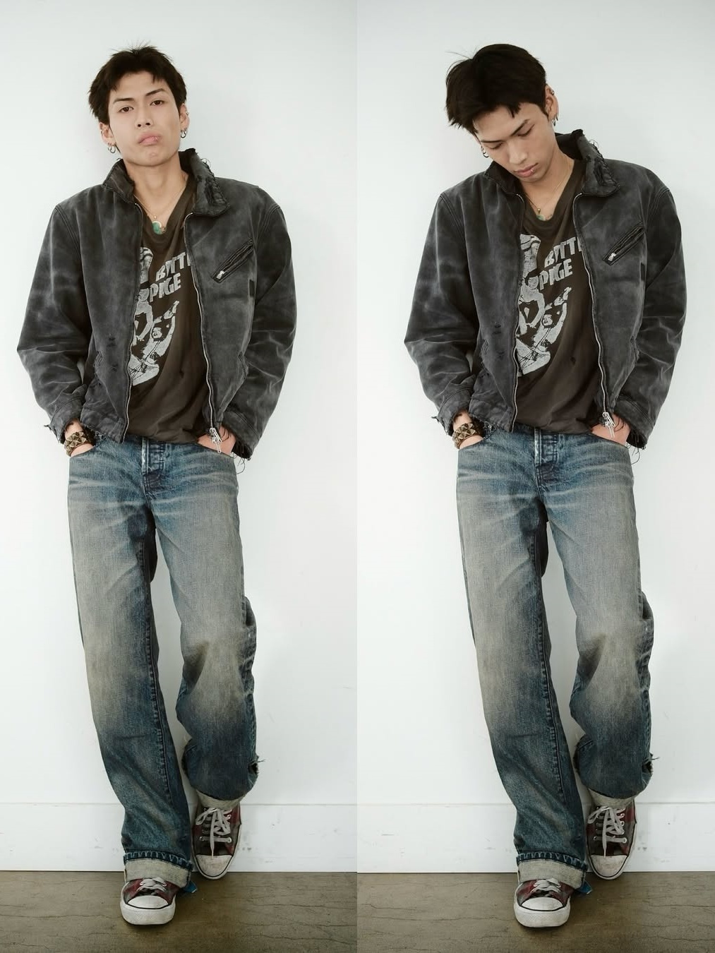 LOW RISE “SLATE” DENIM