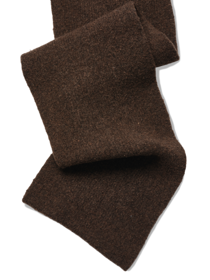 WOOL KNIT DUVET SCARF