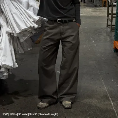 SHIBUYA WIDE-LEG CHINO PANTS