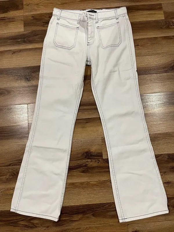 CREAM WHITE JEANS