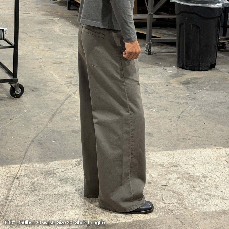 SHIBUYA WIDE-LEG CHINO PANTS