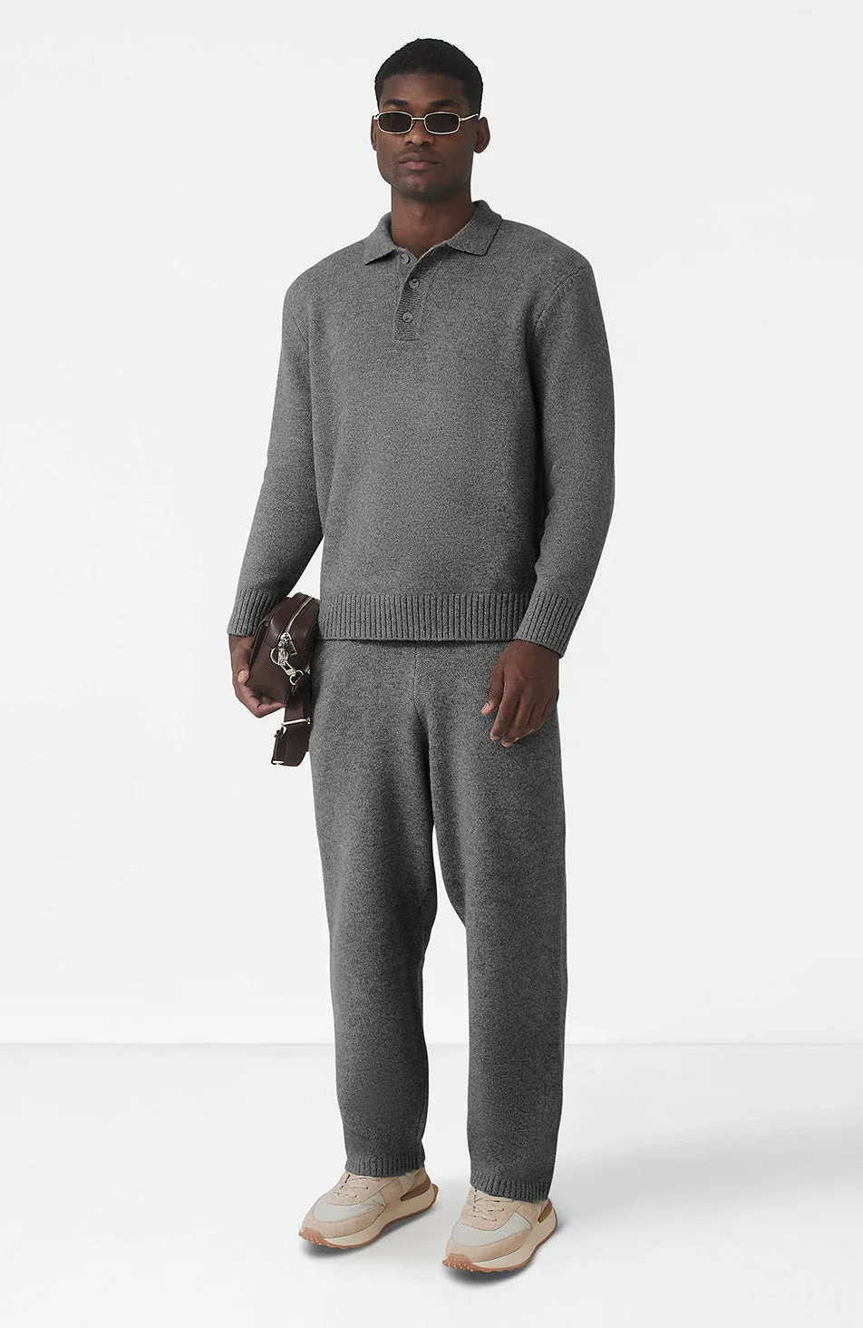 Knit Button Up Jumper