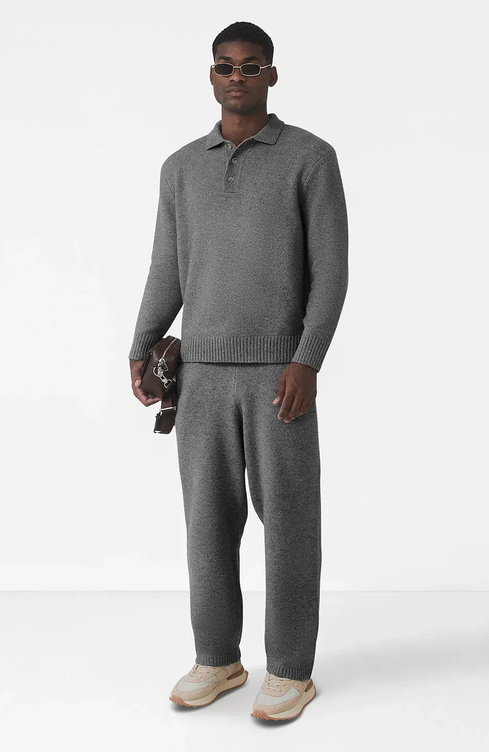 Knit Button Up Jumper