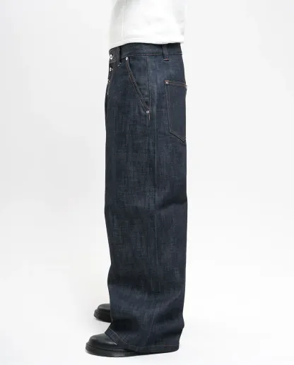 RAW SELVEDGE LOOSE FIT JEANS