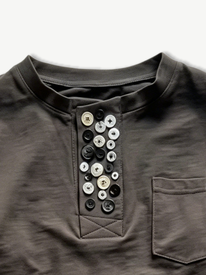 BUTTON PLACKET HENLEY