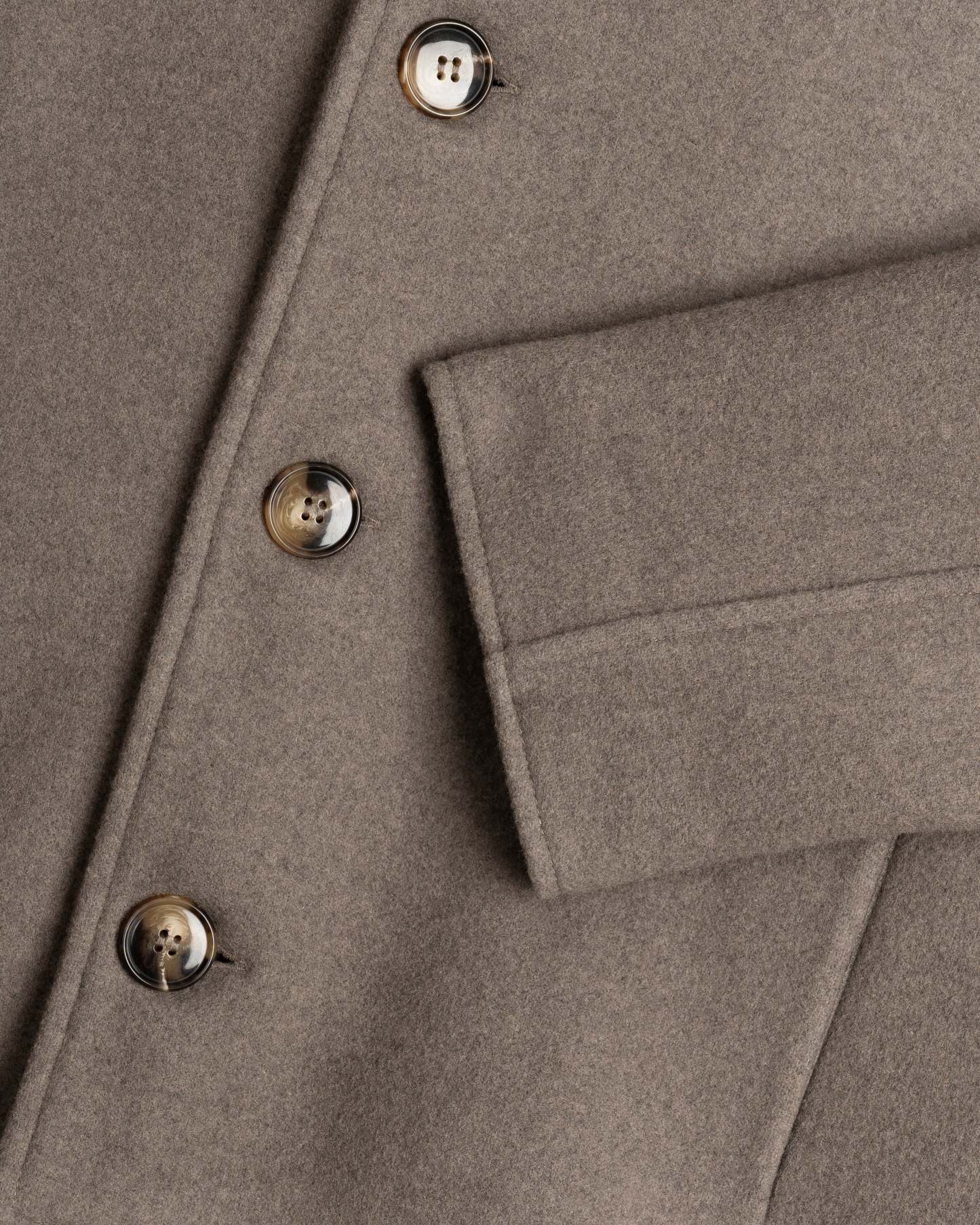 High Collar Wool Jacket