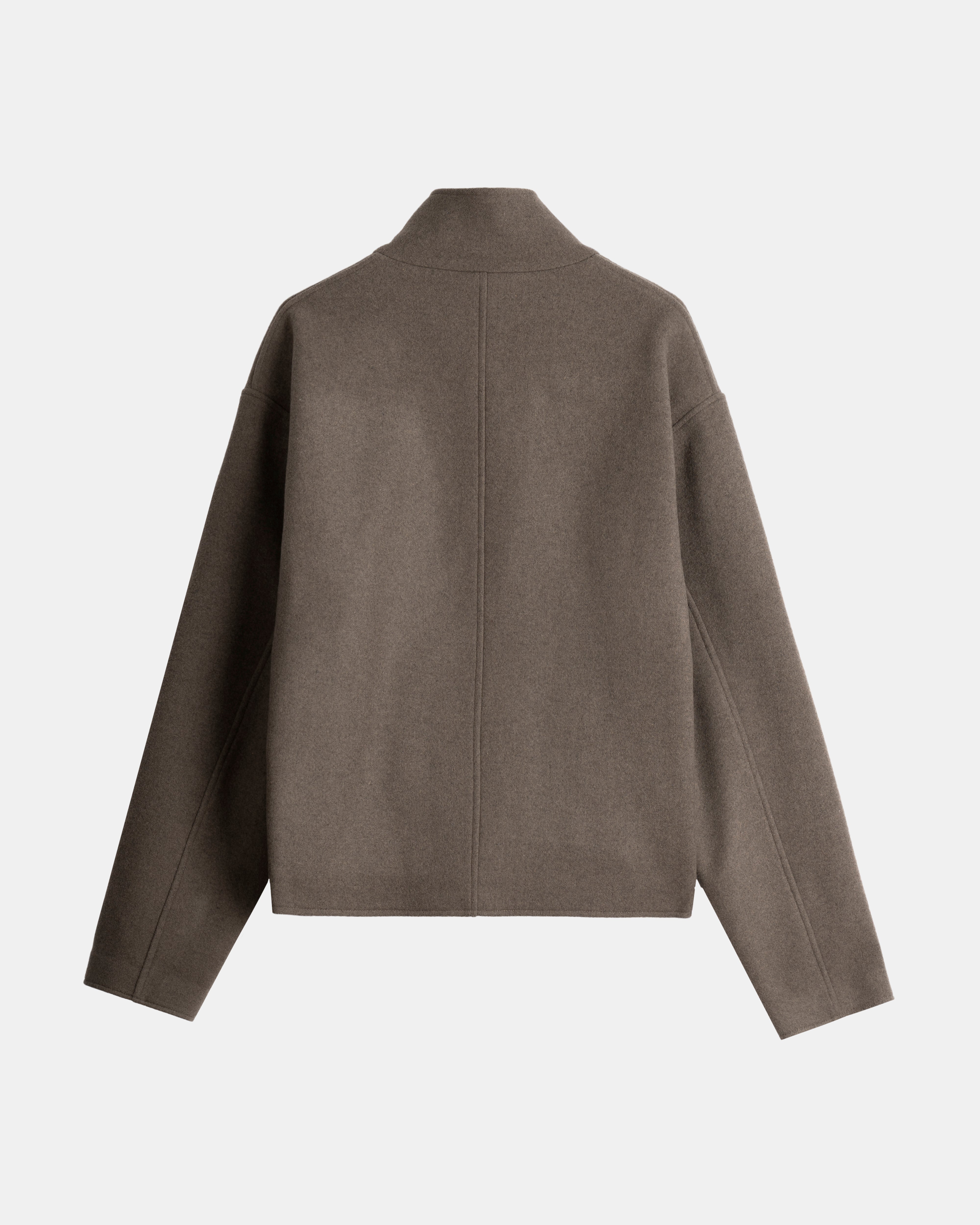 High Collar Wool Jacket