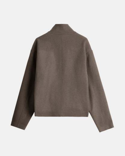 High Collar Wool Jacket
