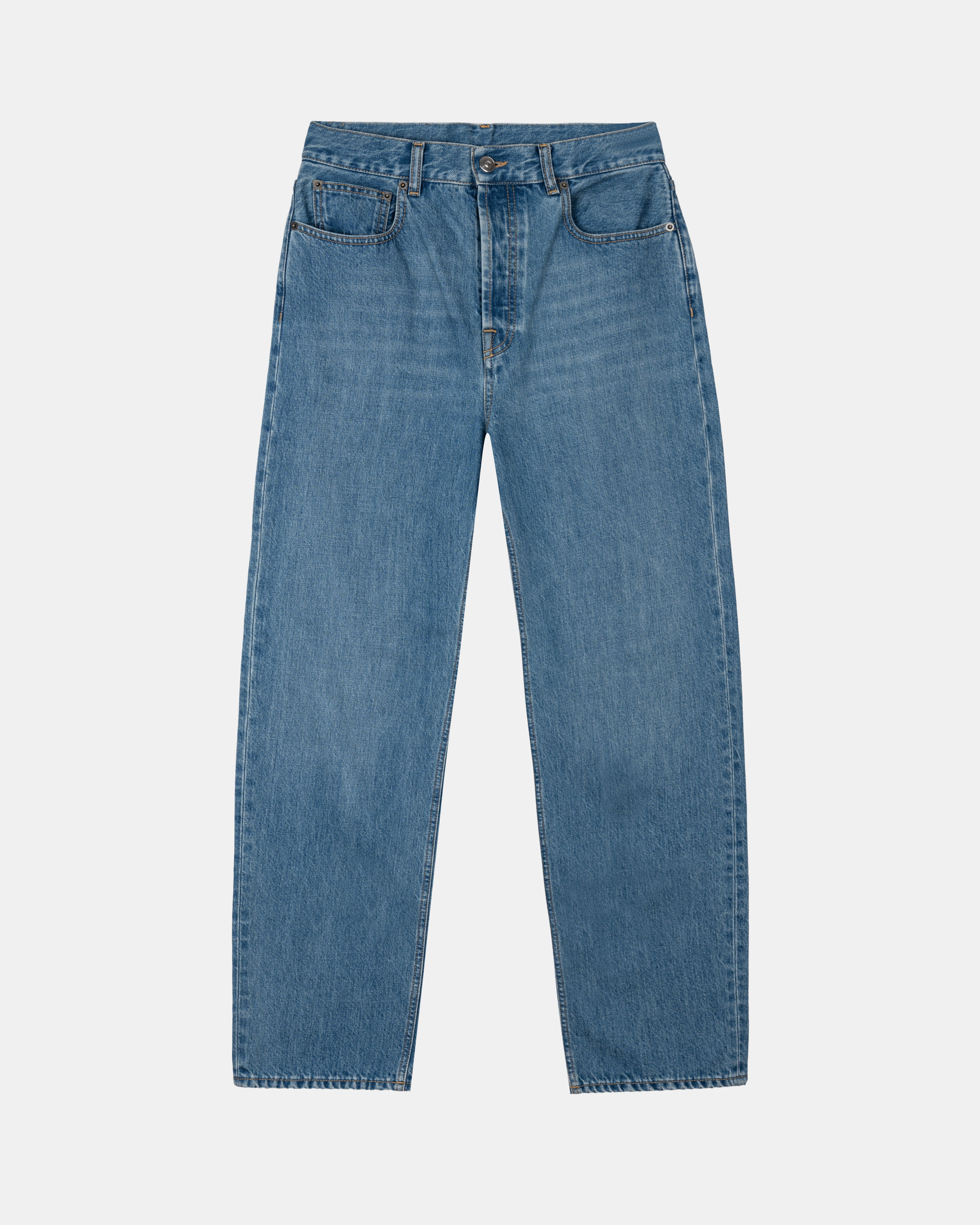 Relaxed Straight-Leg Jeans