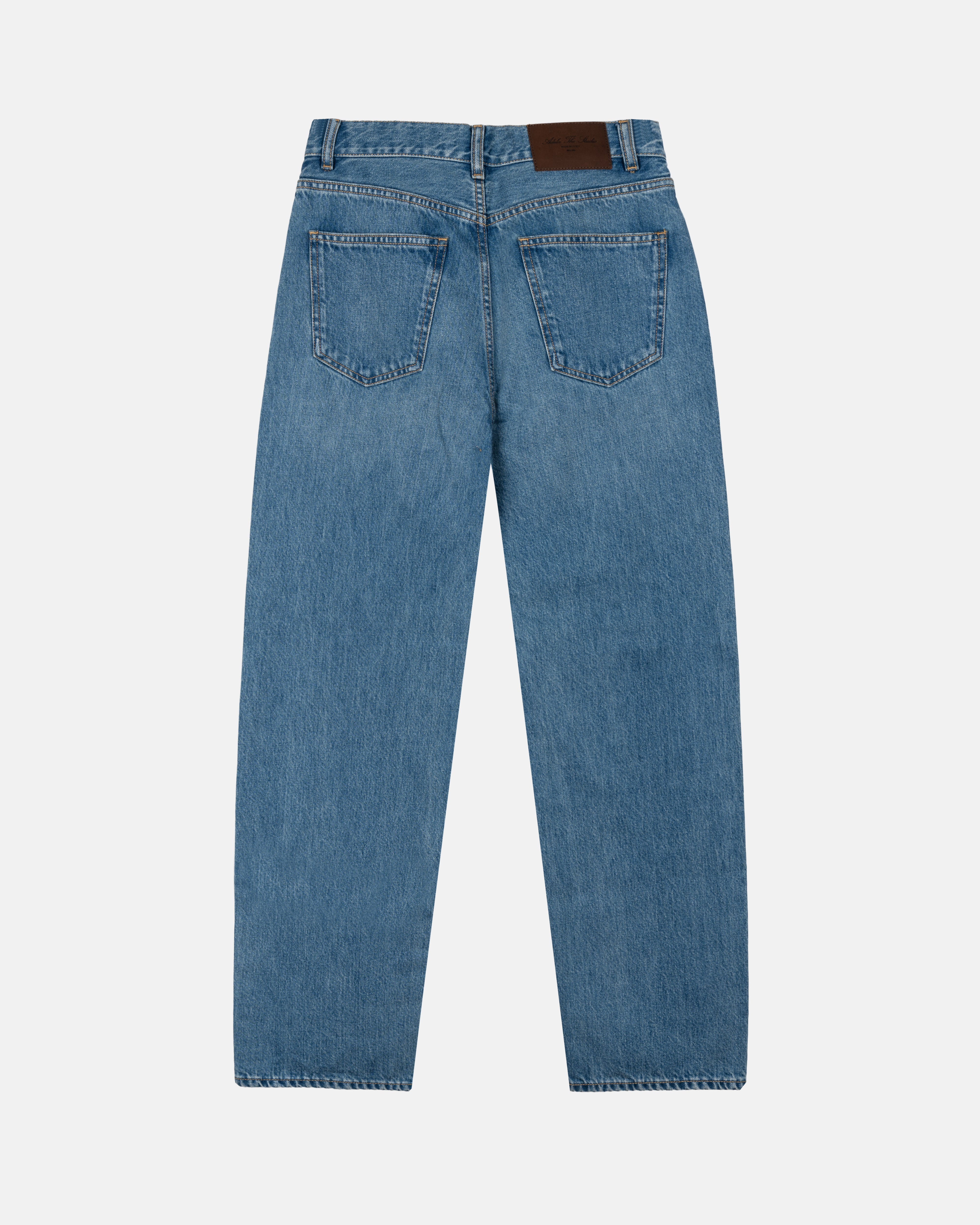 Relaxed Straight-Leg Jeans