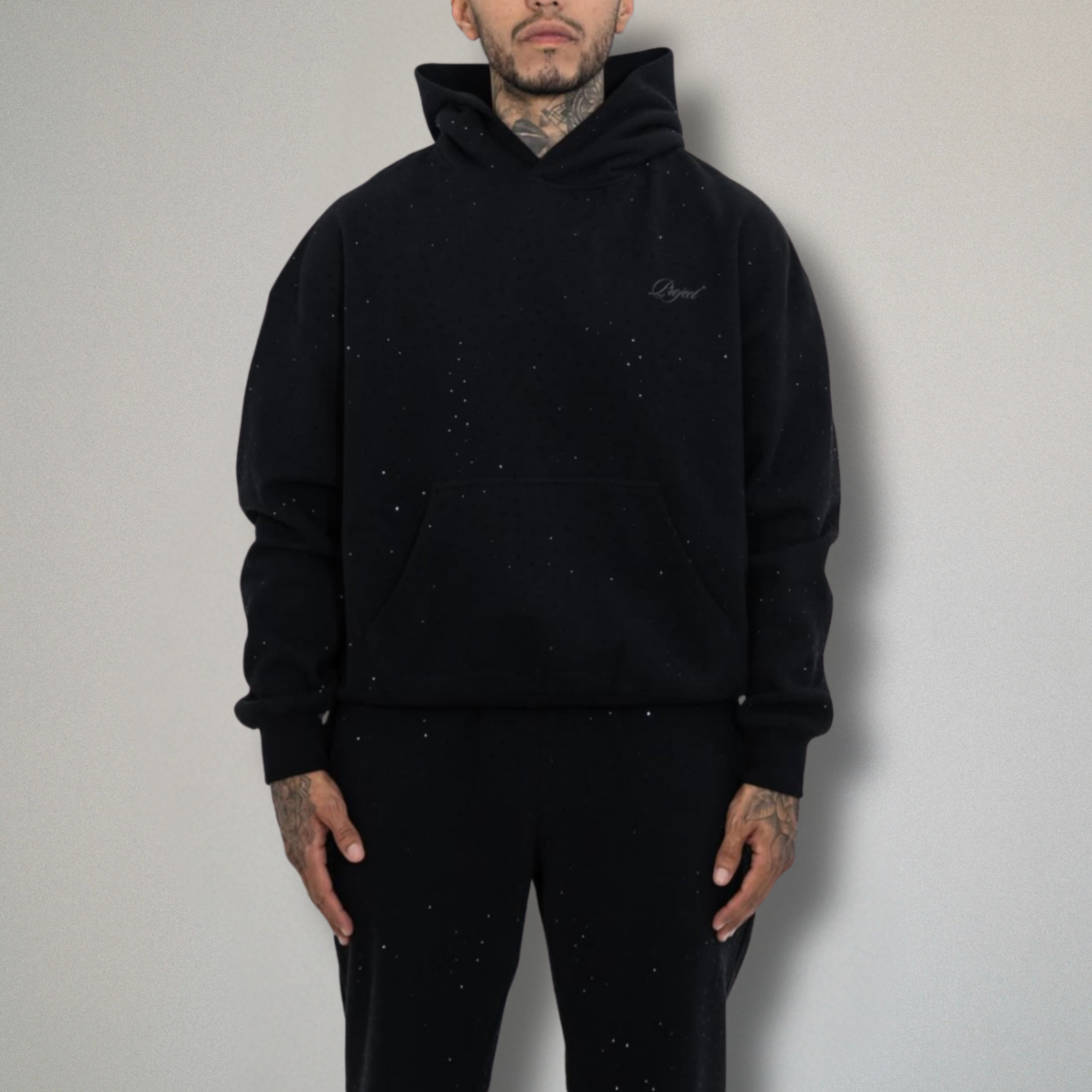 Unisex Rhinestone Hoodie