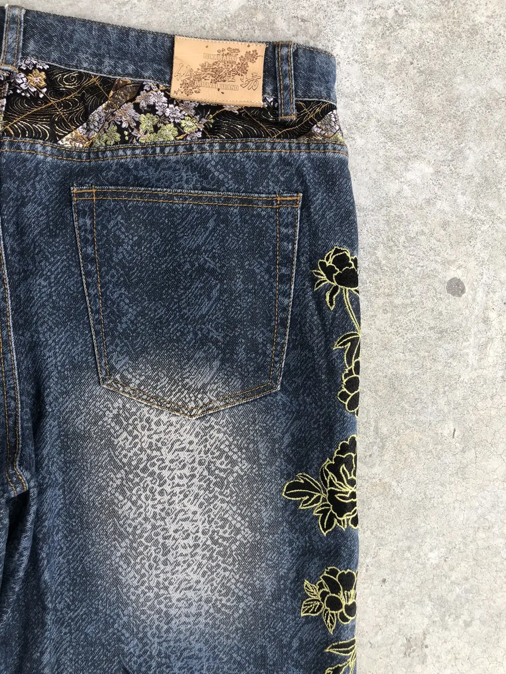 PHOENIX EMBROIDERY DENIM